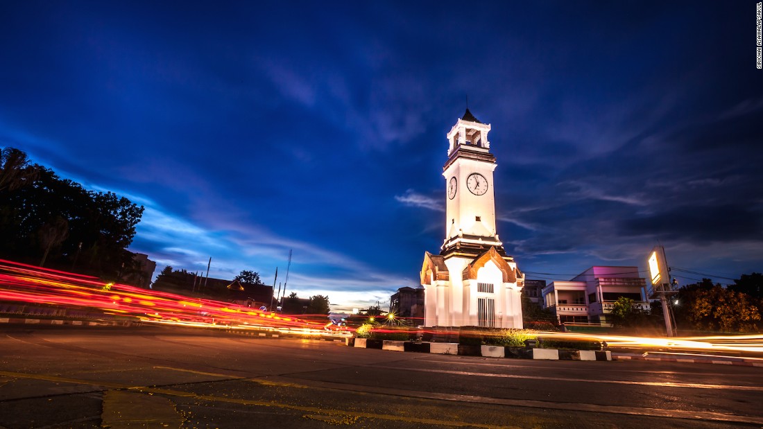 Thành phố Lampang về đêm