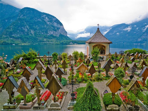 cánh đồng hoa cải La Bình, công viên Hitsujiyama, thị trấn Bo-Kaap, Hallstatt