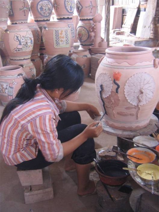 Sổ tay du lịch so tay du lich Sotaydulich Sotay Dulich Khampha Kham Pha Bui Thăm làng gốm Phù Lãng 