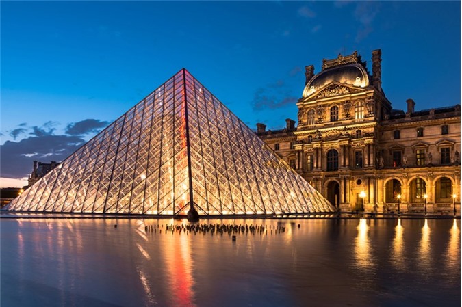 Công trình Louvre, Paris, Pháp.