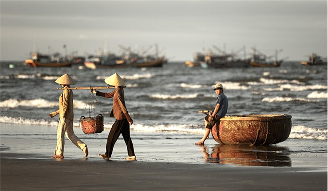 Quang cảnh làng chài Mũi Né