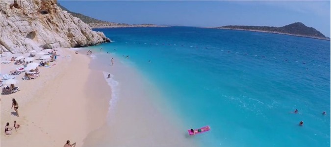 bãi biển Turquoise Coast, Thổ Nhĩ Kỳ, từ trên cao