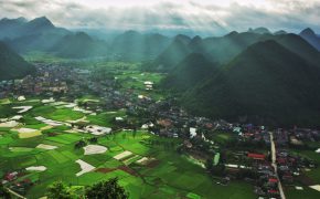 Vẻ đẹp Bắc Sơn thời điểm sắp vào mùa lúa chín