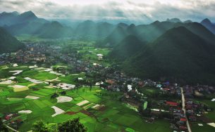 Vẻ đẹp Bắc Sơn thời điểm sắp vào mùa lúa chín