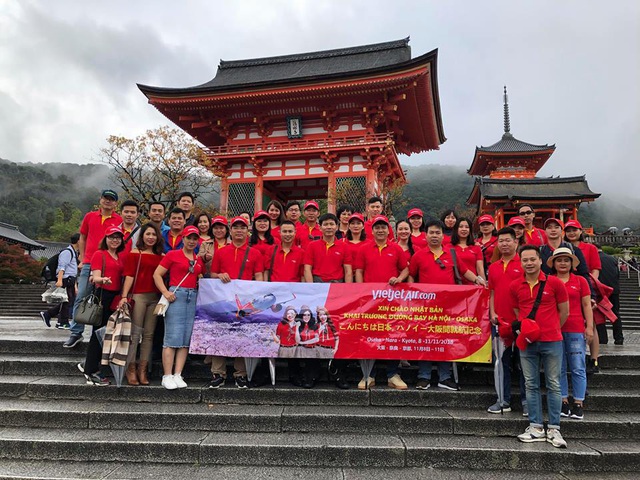 Mở đường bay thẳng Hà Nội – Osaka, thúc đẩy du lịch Việt Nam – Nhật Bản - 2 Hơn 40 đại biểu là các đại lý bán vé lớn, đối tác hàng đầu của VietJet Air đã tham gia đoàn Famtrip Nhật Bản 2018.