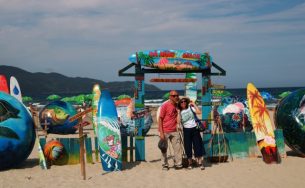 “Check in” biển Đà Nẵng với không gian Thuyền thúng sắp đặt nghệ thuật