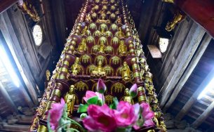 Độc đáo tòa tháp Cửu Phẩm Liên Hoa – Chùa Động Ngọ