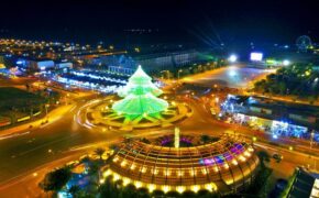 Thành phố biển Rạch Giá lần đầu đón tuyết rơi… mừng Giáng sinh