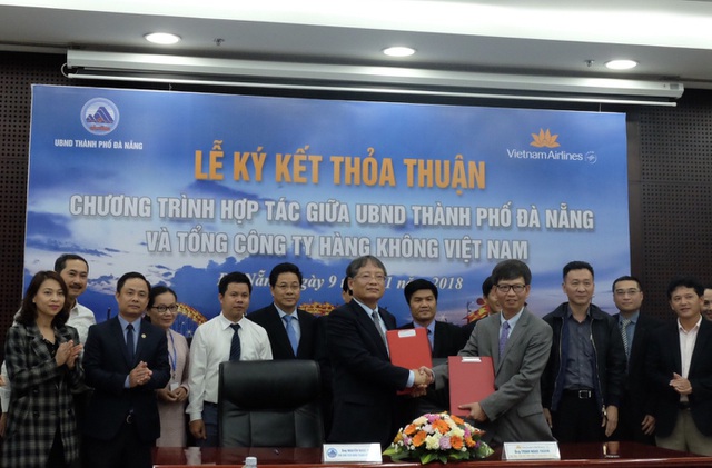 Đà Nẵng ký kết hợp tác xúc tiến du lịch, đầu tư, thương mại hóa với Vietnam Airlines