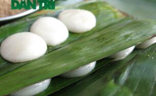 Xôi bánh dày thơm vị sớm mùa đông phố cổ