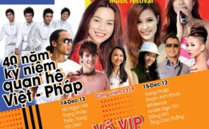 Liên hoan ẩm thực, âm nhạc kỷ niệm 40 năm quan hệ Việt – Pháp