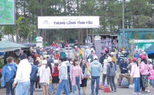 Đà Lạt đón hơn 132.000 lượt khách du lịch trong Tết dương lịch