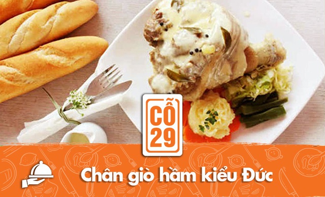 Chân giò hầm kiểu Đức