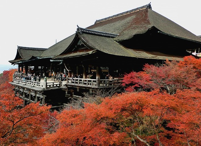 Chùa Kiyamizu-dera điểm đến được lựa chọn nhiều nhất khi đến cố đô Kyoto.