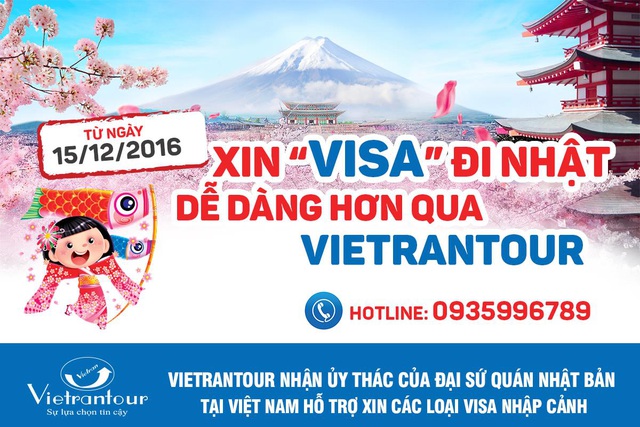 Xin visa đi Nhật dễ dàng hơn qua Vietrantour - 1