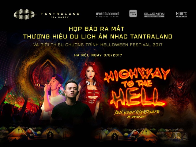 Buổi họp báo ra mắt thương hiệu Tantraland và chương trình Helloween 2017 đã diễn ra sáng 3/8/2017