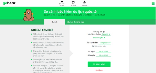 Lần đầu tiên có công cụ so sánh Bảo hiểm du lịch quốc tế - 1