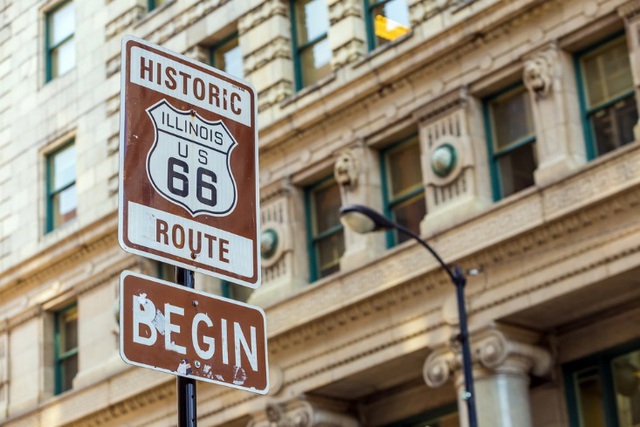 Route 66 nối liền miền Đông với miền Viễn Tây Hoa Kỳ