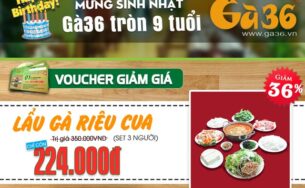 Thưởng thức lẩu gà riêu cua thanh ngọt lạ miệng tại Gà36
