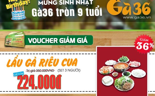 Thưởng thức lẩu gà riêu cua thanh ngọt lạ miệng tại Gà36