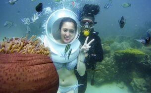 Đi bộ dưới đáy biển ngắm nhìn san hô