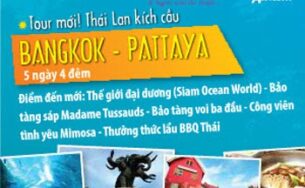 Trải nghiệm du lịch Thái Lan cùng Sunvina và VietJetAir